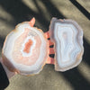 Agate Slabs | Hollow centre with Quartz Crystals | Genuine Gems from Crystal Heart Melbourne Australia since 1986