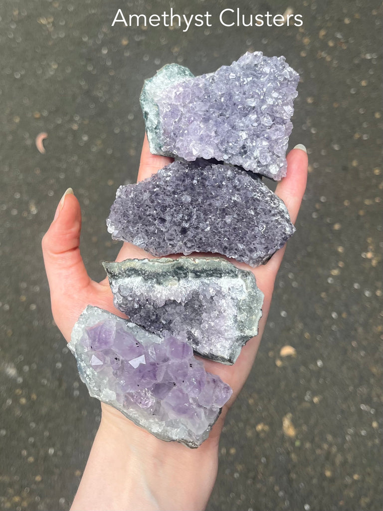 Amethyst Cluster |  ~ Balancing and Purifying energies and much more | Meditation | Protection | Third Eye Chakra | Genuine Gems from Crystal Heart Melbourne Australia since 1986