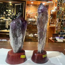 Load image into Gallery viewer, Natural Amethyst Crystal Cluster  | Nice Purple | Stand attached | The Spiritual Stone | Peace Harmony Meditation  | Purifying Energy | Genuine Gems from Crystal Heart Melbourne Australia since 1986