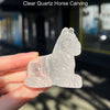 Spirit Horse Carving | Clear Quartz Rock Crystal | Shaman Symbol | Crystal Heart Melbourne Australia since 1986