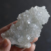 Apophyllite White Druzy Cluster | Translucent Cluster of authentic gemstone crystals | Open Heart Higher Wisdom | Genuine Gems from Crystal Heart Melbourne Australia since 1986