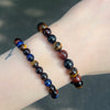 Stretch Bracelet with Tiger Eye Beads | Strenght | Mental Focus | Crystal Heart Melbourne Australia since 1986