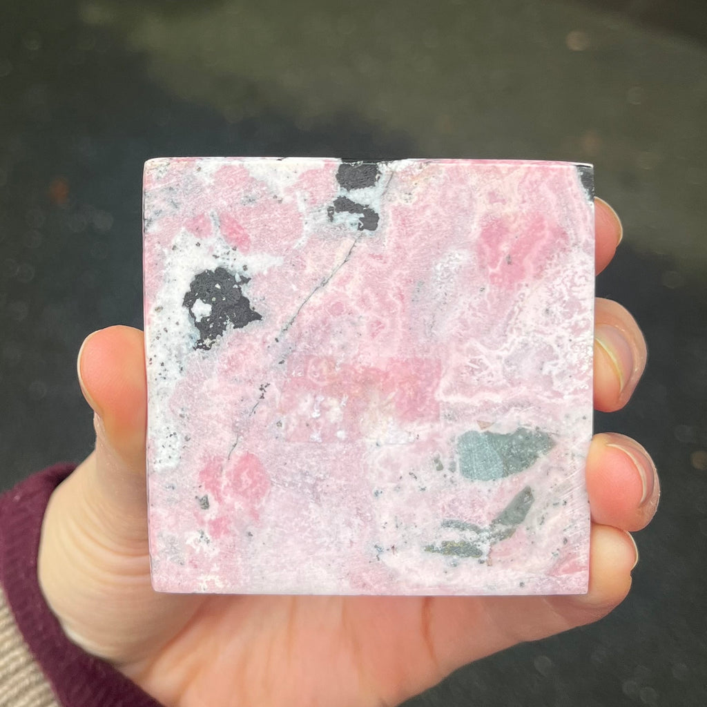 Rhodochrosite Crystal Pyramid | Deep compassion, wish fulfillment | Genuine Gems from Crystal Heart Melbourne Australia since 1986