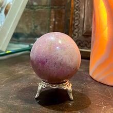 Load image into Gallery viewer, Rhodochrosite Crystal Sphere | Deep compassion, wish fulfillment | Genuine Gems from Crystal Heart Melbourne Australia since 1986