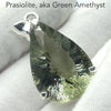 Large Flawless AAA Grade Prasiolite Pendant | 925 Sterling Silver | AKA Green Amethyst | Special Faceting | Simple quality setting that shows off the stone | Genuine Gems from Crystal Heart Melbourne Australia since 1986 