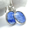 Blue Kyanite Earrings, Gemmy Faceted Ovals, 925 Silver g2