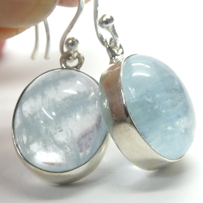 Aquamarine deals silver earrings