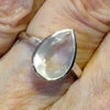 Rose Quartz Gemstone Ring | Faceted Teardrop | Super Clear Madagascar Material | 925 Sterling Silver | US Size 6 | 7|  8 | 9 |  Star Stone Taurus Libra  | Genuine Gemstones from Crystal Heart Melbourne since 1986 