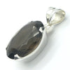 Pendant Smoky Quartz  | Mellow dark honey | Faceted Oval | 925 Sterling Silver | Base Chakra | Physical and emotional harmony and balance | Sagittarius Capricorn stone | Genuine Gems from Crystal Heart Melbourne Australia since 1986