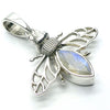 Bee Ring & Pendant, Faceted Moonstone, 925 Sterling Silver