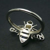 Bee Ring & Pendant, Faceted Moonstone, 925 Sterling Silver