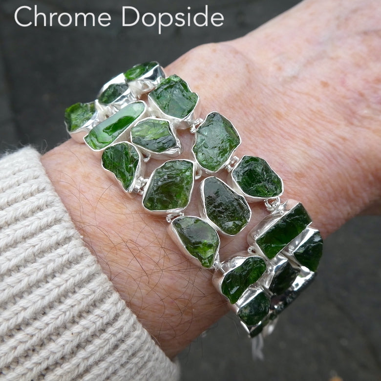 Sterling deals chrome diopside bracelet