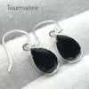 Black Tourmaline Earring | Faceted Teardrops | 925 Sterling Silver  | Empowers and unblocks the physical | protection from negative energies | Genuine Gems from Crystal Heart Melbourne Australia since 1986 