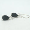 Black Tourmaline Earring | Faceted Teardrops | 925 Sterling Silver  | Empowers and unblocks the physical | protection from negative energies | Genuine Gems from Crystal Heart Melbourne Australia since 1986 