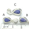 Tanzanite Gemstone Pendant  | Small Teardrop Cabochon | Bezel Set | Open Back | Nice blue violet | Good Transparency | Fascinating Veils | inclusions | 925 Sterling Silver | Achieve your spiritual potential  | Genuine Gems from Crystal Heart Melbourne since 1986