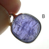 Tanzanite Gemstone Pendant  | Small  Cabochon | Bezel Set | Open Back | Nice blue violet | Good Transparency | Fascinating Veils | inclusions | 925 Sterling Silver | Achieve your spiritual potential  | Genuine Gems from Crystal Heart Melbourne since 1986