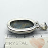 Labradorite Pendant | Nice Colour Flash | Large oval cabochon | Bezel Set with open back |  Genuine Gems from Crystal Heart Melbourne Australia since 1986