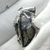 Moldavite over Nickel Iron Meteorite Pendant | Evil Eye Sun Symbol | Campo de Cielo | CZ | Natural Freeform Shapes | 925 Sterling Silver | Travel, Safety, Rugged Strength | Silent connected Meditation | Genuine Gems from Crystal Heart Australia since 1986