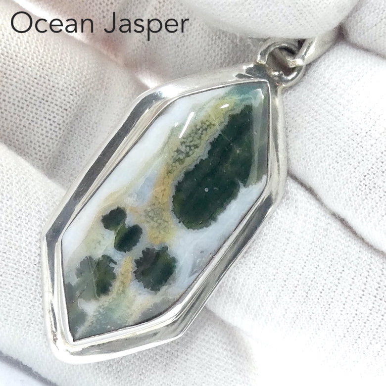 Stunning 925 Sterling outlet Silver Jasper Necklace