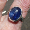 Blue Kyanite Ring | Clear Sapphire Blue | 925 Sterling Silver Setting | Uplift and protect the Heart | US Size 10 | AUS Size T1/2 | Taurus Libra Aries Gemstone | Genuine Gems from Crystal Heart Melbourne Australia since 1986