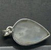 Moonstone Pendant, Raw Unpolished Tear, 925 Sterling Silver r5