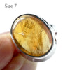 Citrine Ring | Oval  Cabochon | 925 Sterling Silver | US Size 7 | 9 | Abundant Energy | Burn up Negativity | Positive Energy | Healing Confidence | Genuine Gems from Crystal Heart Melbourne Australia  since 1986