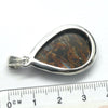 Pietersite Pendant, Cabochon Teardrop, 925 Sterling Silver, r2