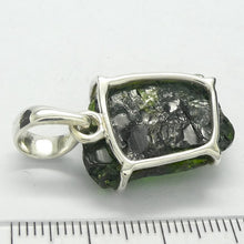 Load image into Gallery viewer, Chrome Diopside Pendant, Raw Nugget, 925 Sterling Silver s1