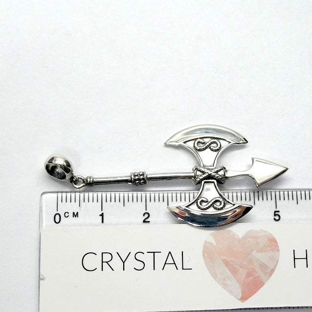 Labrys Earring and Pendant | 925 Sterling Silver | Fine Detail | Crystal Heart Melbourne Australia since 1986 