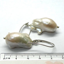 Load image into Gallery viewer, Baroque Pearl Earrings | 925 Sterling Silver | Lovely Lustre |  custom hooks | Genuine Gems from Crystal Heart Melbourne Australia since 1986