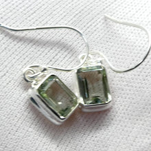 Load image into Gallery viewer, AAA Grade Prasiolite Earring | Green Amethyst | 925 Sterling Silver | Small Faceted Rounds  | Simple quality setting  | Genuine Gems from Crystal Heart Melbourne Australia since 1986 