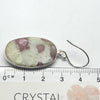 Pink Tourmaline in Milky Quartz Earrings | Oval Cabochons | 925 Sterling Silver  | Simplr Bezel Setting | Nurture your love and compassion | Genuine Gems from Crystal Heart Melbourne Australia since 1986 