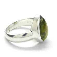 Load image into Gallery viewer, Green Tourmaline Ring | 925 Sterling Silver | US Size 8 | AUS Size P1/2 | Energise | Unblock Heart | | Leo Scorpio Sagittarius Star stone | Genuine gems from Crystal Heart Melbourne Australia since 1986