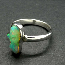 Load image into Gallery viewer, Ethiopian Opal Gemstone Ring | Polished rough nugget | Colour Flash |  US Size 8 | AUS Size P1/2 | Genuine Gemstones from  Crystal Heart Australia since 1986