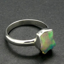 Load image into Gallery viewer, Ethiopian Opal Gemstone Ring | Polished rough nugget | Colour Flash | US Size 7 | AUS Size N1/2 | Genuine Gemstones from  Crystal Heart Australia since 1986