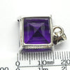 Amethyst Pendant | Diamond Square Gemstone | AAA Grade | Super Special fancy cut  | 925 Sterling Silver | Mesmerising Beauty | Quality Silver Work | Genuine Gems from Crystal Heart Melbourne Australia since 1986