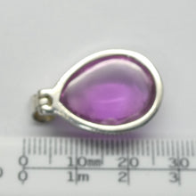 Load image into Gallery viewer, Kunzite Pendant | Teardrop Cabochon | Good colour Translucency | 925 Sterling Silver | Bezel Set | Wisdom of the Heart | Taurus Scorpio Leo | Genuine Gems from Crystal heart Melbourne Australia since 1986  