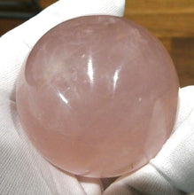 Load image into Gallery viewer, Star Rose Quartz Crystal Ball, 63 mm diameter