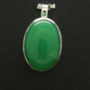 Chrysoprase Pendant | Teardrop Cabochon | 925 Sterling Silver | Perfect Apple Green Good Translucency | AKA Australian Jade | Empowering healer | Genuine Gemstones from Crystal Heart Melbourne Australia since 1986