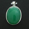 Chrysoprase Pendant | Teardrop Cabochon | 925 Sterling Silver | Perfect Apple Green Good Translucency | AKA Australian Jade | Empowering healer | Genuine Gemstones from Crystal Heart Melbourne Australia since 1986