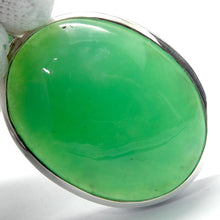 Load image into Gallery viewer, Chrysoprase Pendant | Teardrop Cabochon | 925 Sterling Silver | Perfect Apple Green Good Translucency | AKA Australian Jade | Empowering healer | Genuine Gemstones from Crystal Heart Melbourne Australia since 1986