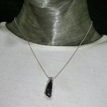 Load image into Gallery viewer, Noble Shungite Pendant | 925 Sterling Silver | Claw Set with Open Back  Major Healing Stone | Fullerenes and Buckyballs | Purify Water | Channel Calm Healing Universal Energy | Protect from EMFs | Genuine Gems from Crystal Heart Melbourne Australia since 1986