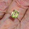 Peridot Ring | Sparkling Faceted Obloing | Bright 925 Sterling Silver | Claw Set | Open Backs | US Size 6,7, 8,9, 10 | Genuine Gems from Crystal Heart Melbourne Australia since 1986