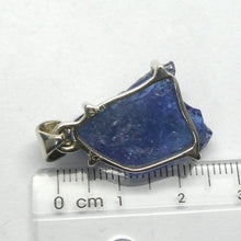 Load image into Gallery viewer, Tanzanite Pendant  | Raw Crystal Nugget | 925 Sterling Silver | Rich violet blue with natural striations | Achieve your spiritual potential  | Genuine Gems from Crystal Heart Melbourne since 1986