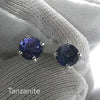 Tanzanite Gemstone Stud Earrings | Faceted Rounds AAA Grade | Natural Stone  | 5 mm rounds with very good colour | Achieve your spiritual potential  | Genuine Gems from Crystal Heart Melbourne since 1986