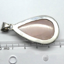 Load image into Gallery viewer, Rose Quartz Gemstone Pendant | CabochonTeardrop | Lovely colour consistency and translucency | Madagascar Material | 925 Sterling Silver | Star Stone Taurus Libra  | Genuine Gemstones from Crystal Heart Melbourne since 1986 