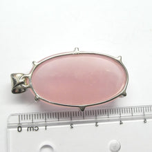 Load image into Gallery viewer, Rose Quartz Gemstone Pendant | Cabochon Oval | Lovely colour consistency and translucency | Madagascar Material | 925 Sterling Silver | Star Stone Taurus Libra  | Genuine Gemstones from Crystal Heart Melbourne since 1986 