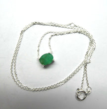 Load image into Gallery viewer, Genuine Emerald Necklace | 925 Sterling Silver | Creative Joy | Wisdom of the Heart | Genuine gems from Crystal Heart Melbourne Australia since 1986