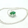 Genuine Emerald Necklace | 925 Sterling Silver | Creative Joy | Wisdom of the Heart | Genuine gems from Crystal Heart Melbourne Australia since 1986