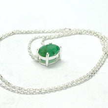 Load image into Gallery viewer, Genuine Emerald Necklace | 925 Sterling Silver | Creative Joy | Wisdom of the Heart | Genuine gems from Crystal Heart Melbourne Australia since 1986